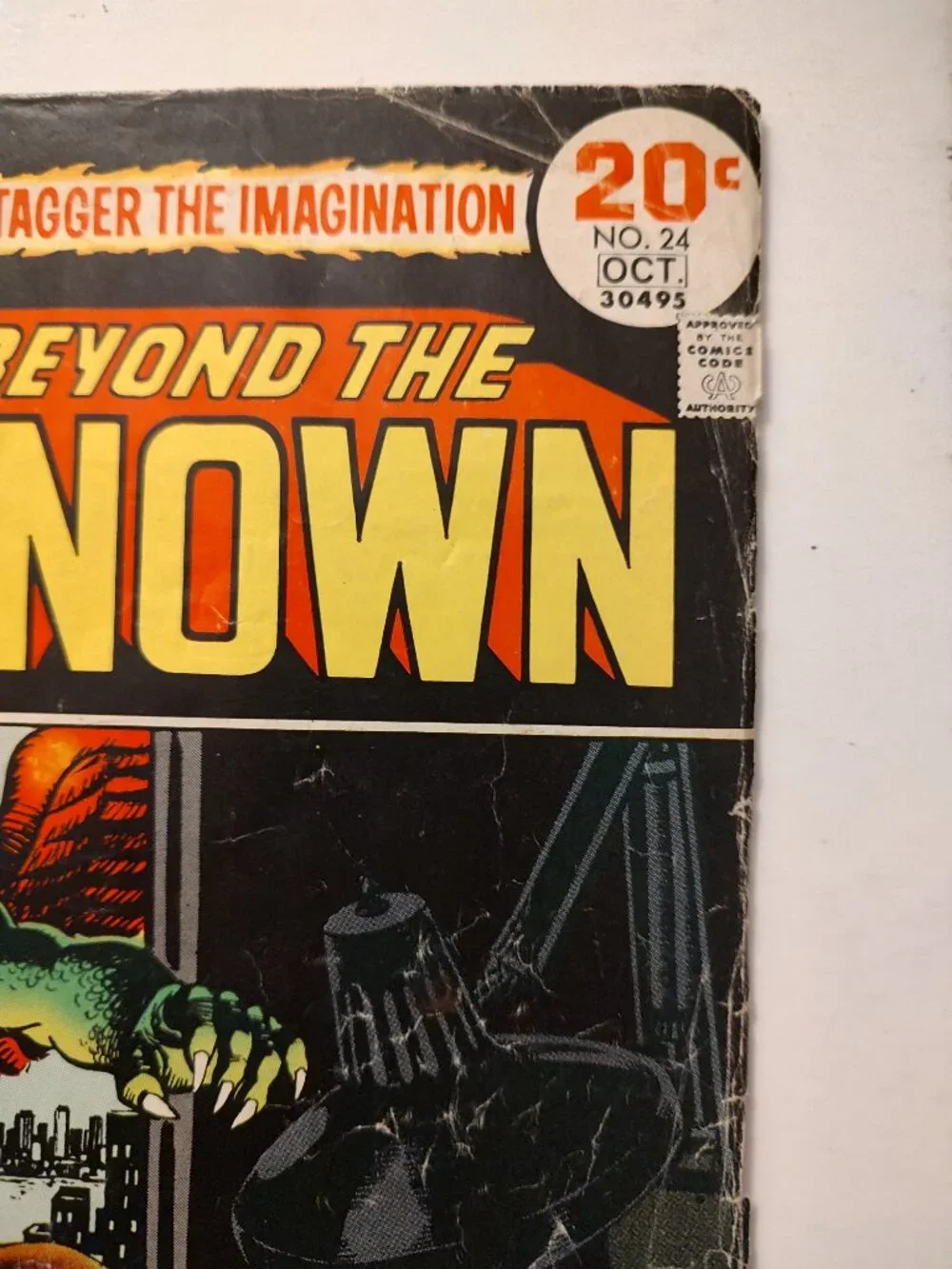 FROM BEYOND THE UNKNOWN # 24 Cover by Nick Cardy By Gardner Fox Otto Binder